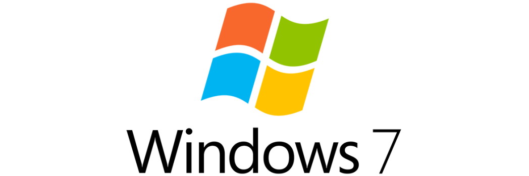 Logo von Windows 7 welches für die Supporteinstellung des Betriebssystems steht.