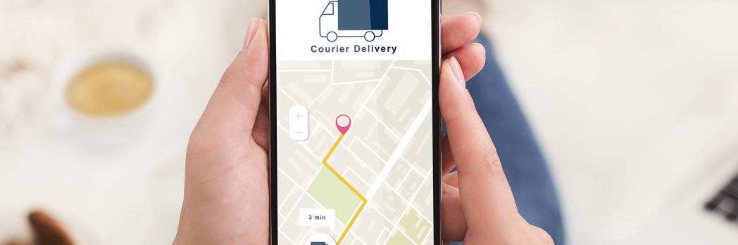 Customer checks where his delivery is via track and trace software